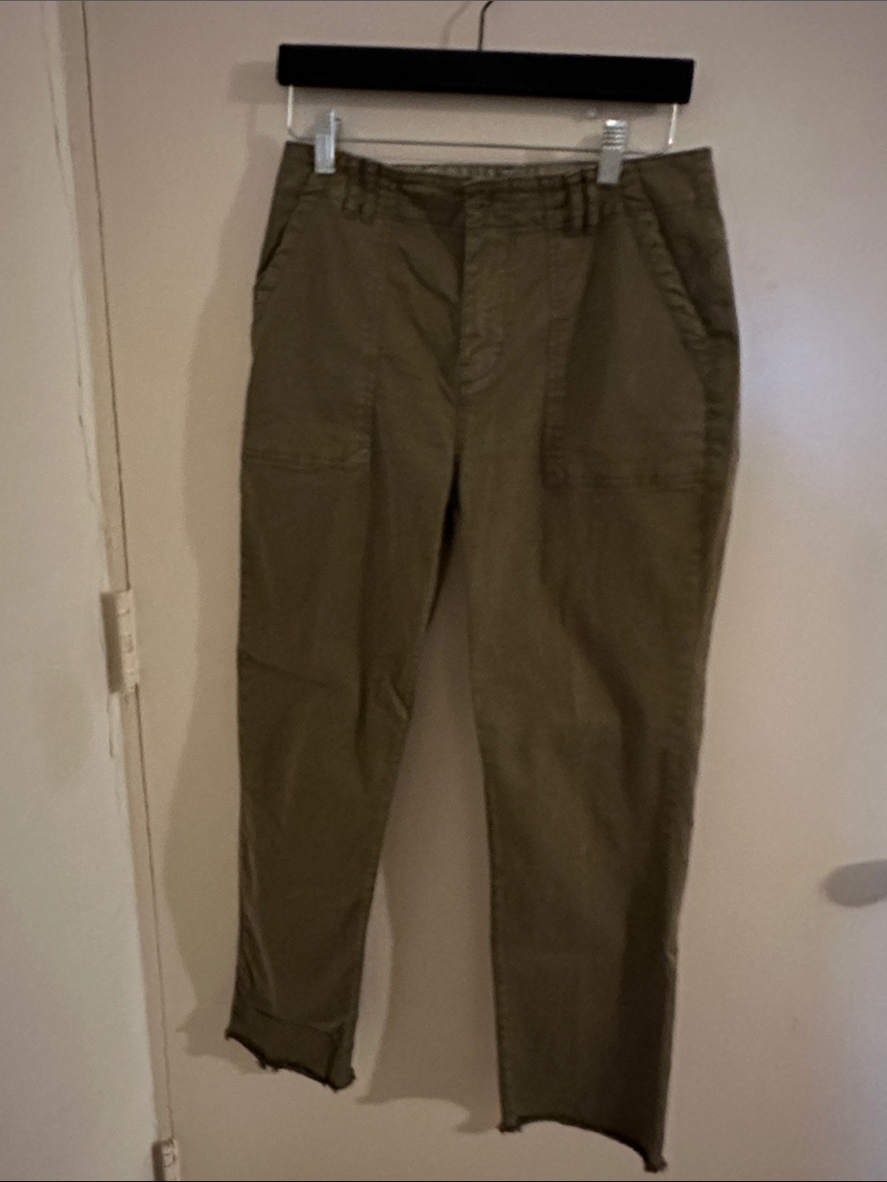 Anthropologie Pilcro Straight Leg Chino Khaki Pants Size 27